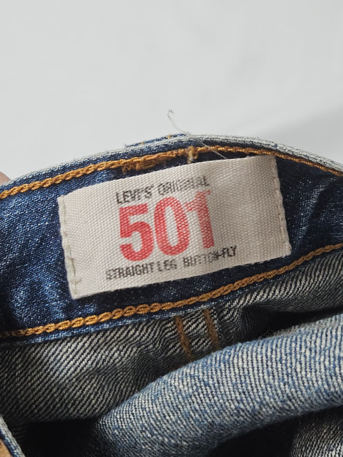 90s 리바이스 501 오리지널 스트레이트 데님팬츠 진 빈티지 30x33 상품이미지4