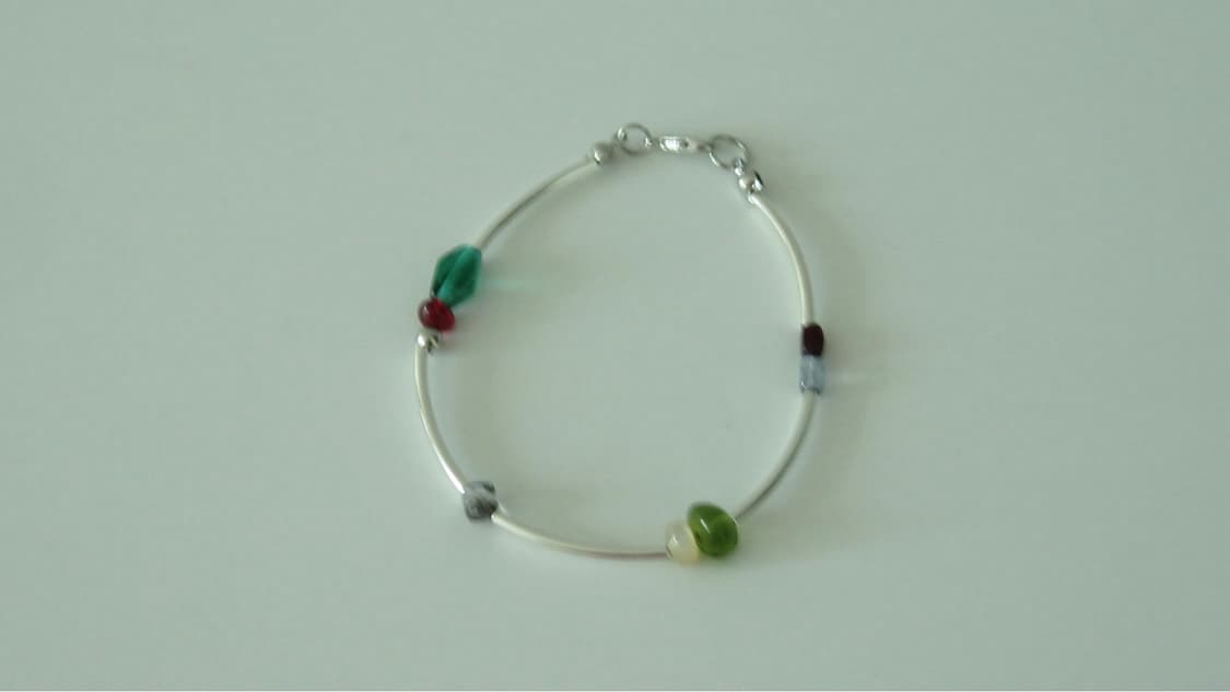 🌿 핸드메이드 Glass Bead 발찌&팔찌 상품이미지2