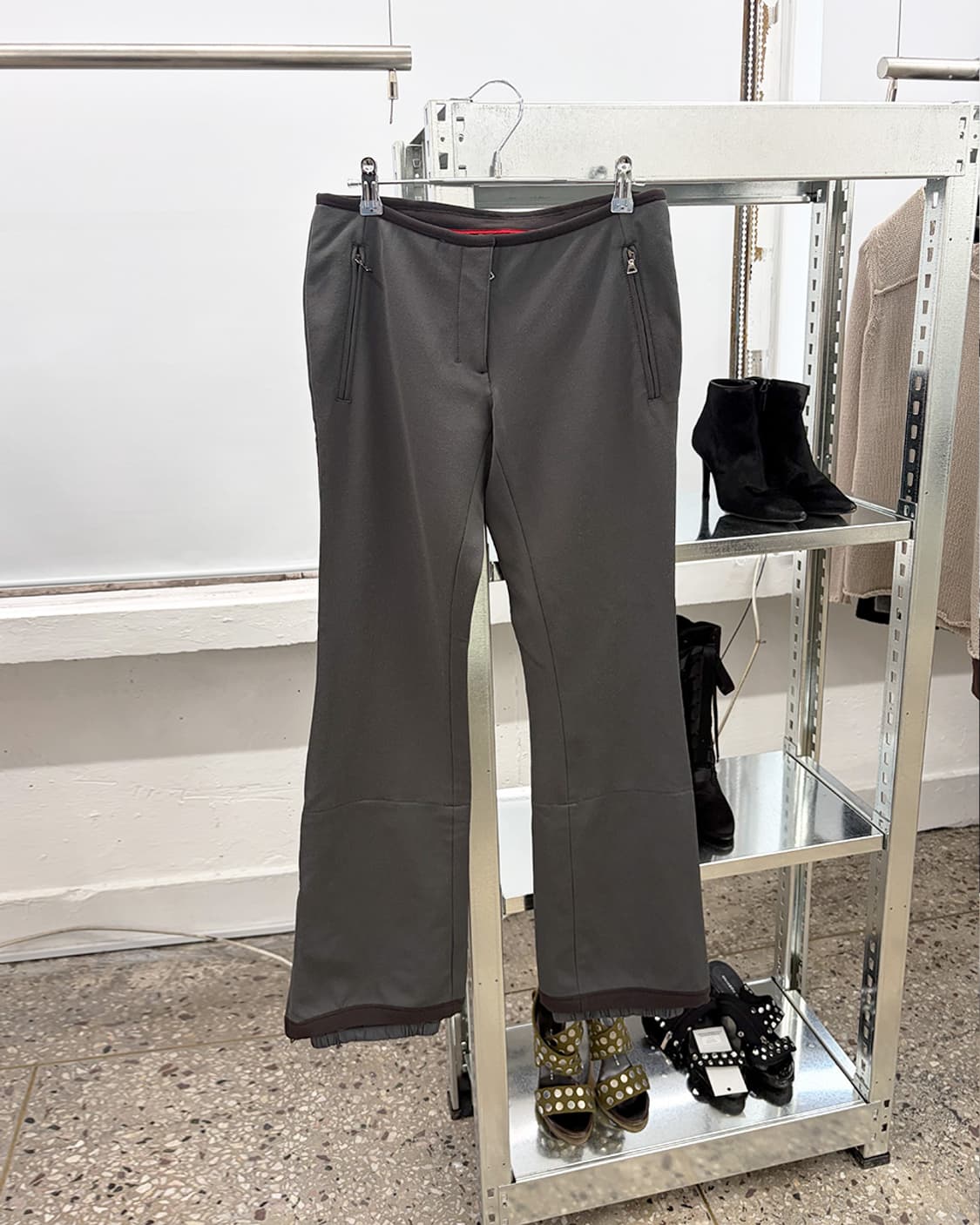 00s 프라다 스포츠 테크니컬 부츠컷 팬츠 상품이미지1