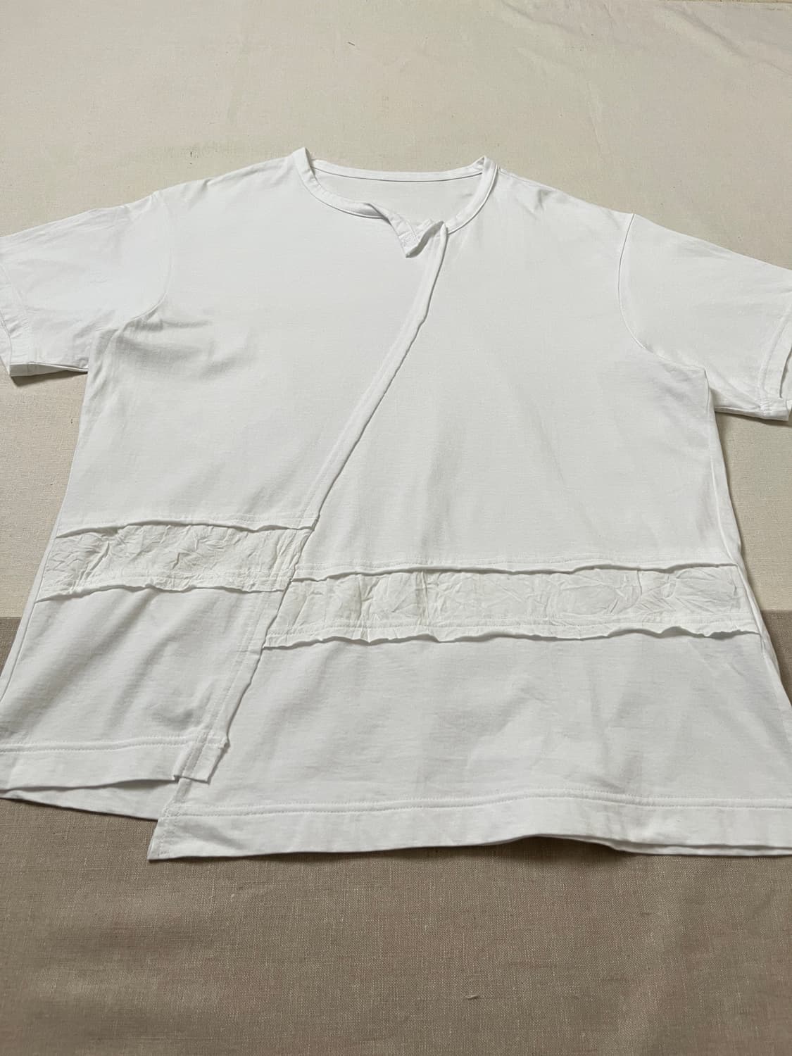 요지야마모토 ground y 비대칭 티셔츠 yohji yamamoto 상품이미지3