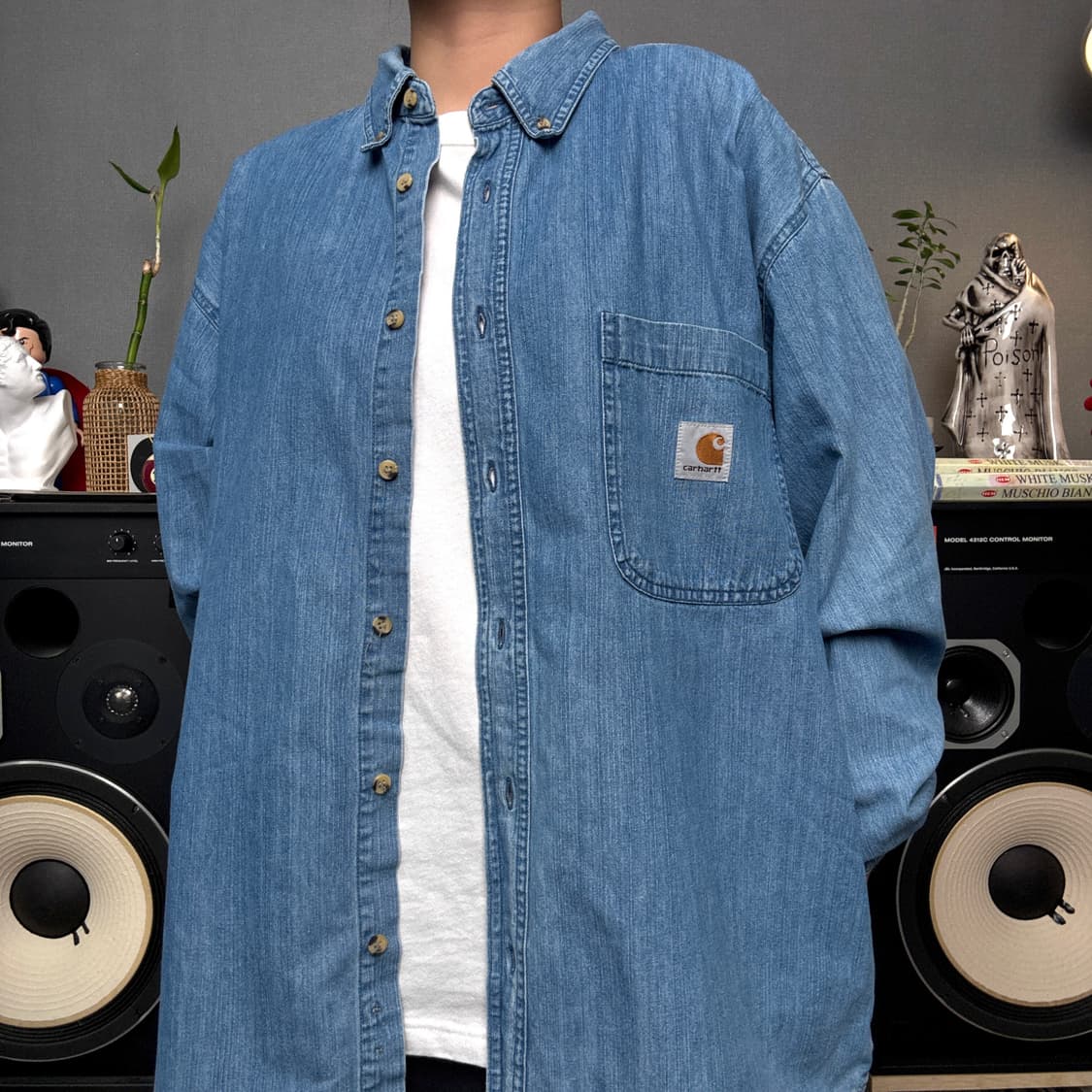 칼하트 데님셔츠 상품이미지1