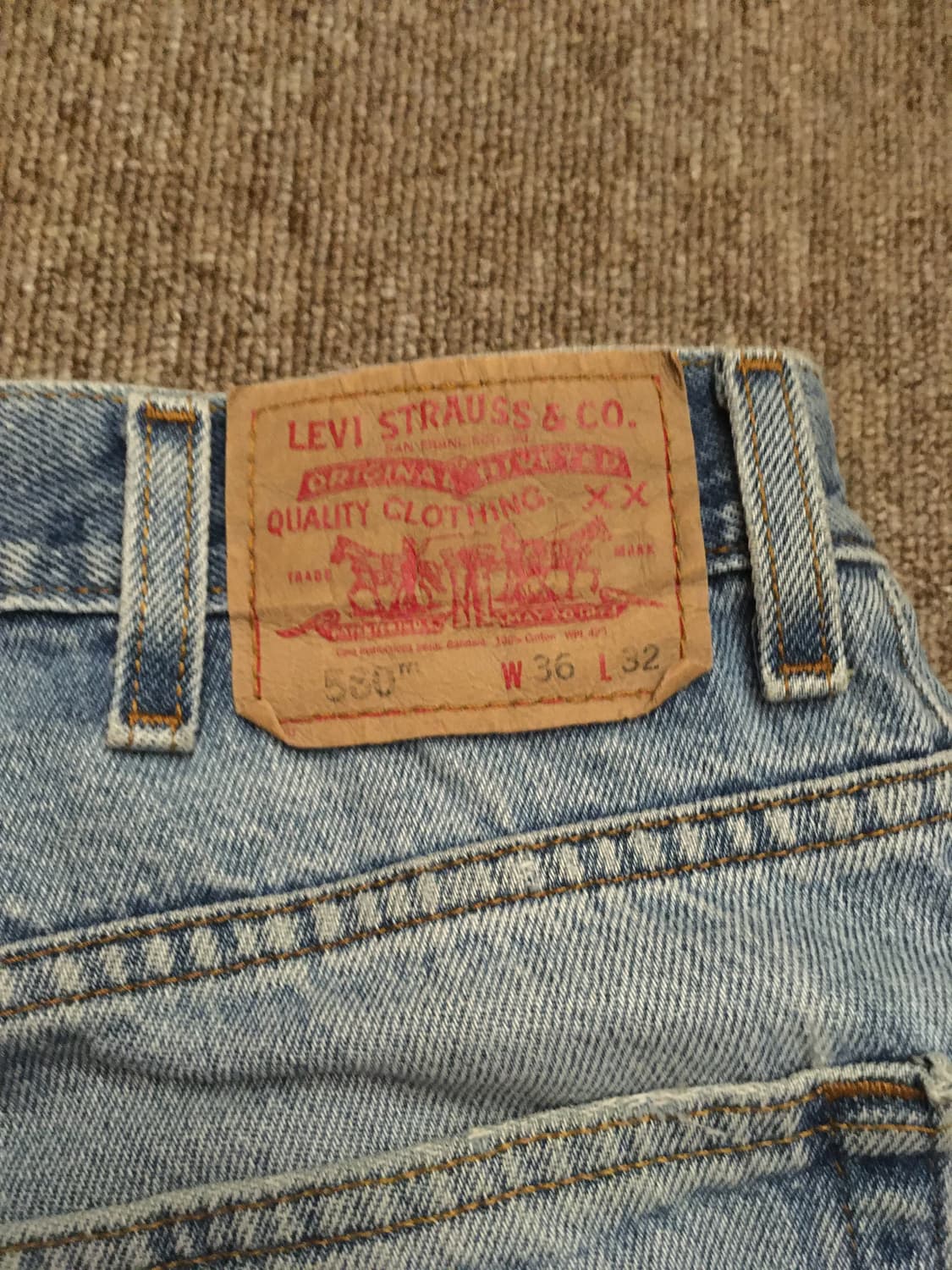 리바이스 560 연청 상품이미지5