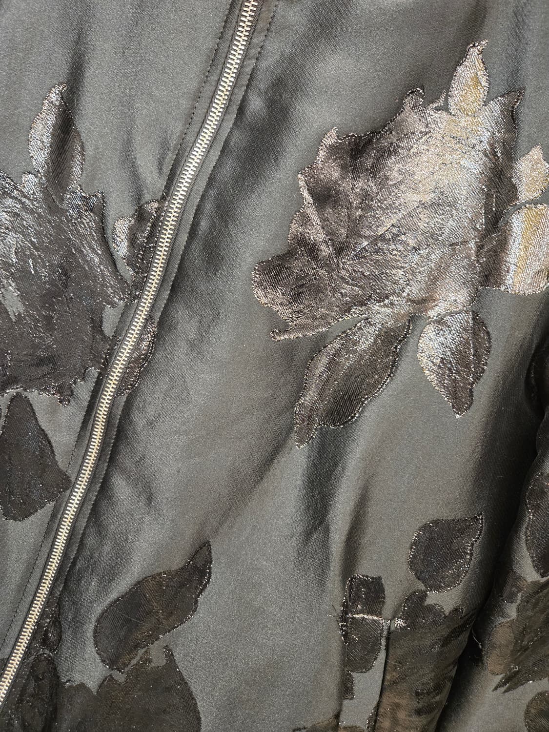 마커스 루퍼(Markus Lupfer) 고급 플로럴 자카르드 보머 자켓  상품이미지4