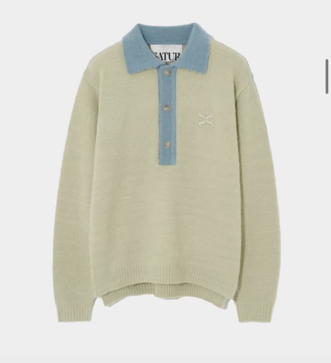 새터 나폴리 브러쉬 알파카 니트 클라우드 아이보리 상품이미지1