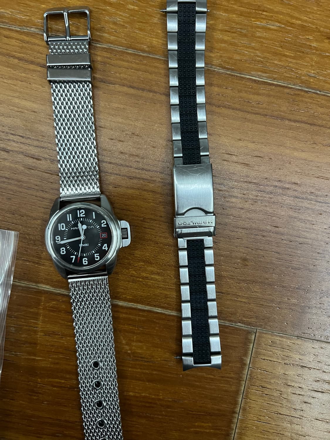 극레어 해밀턴 카키필드 빈티지 파네라이맛 검판 상품이미지7