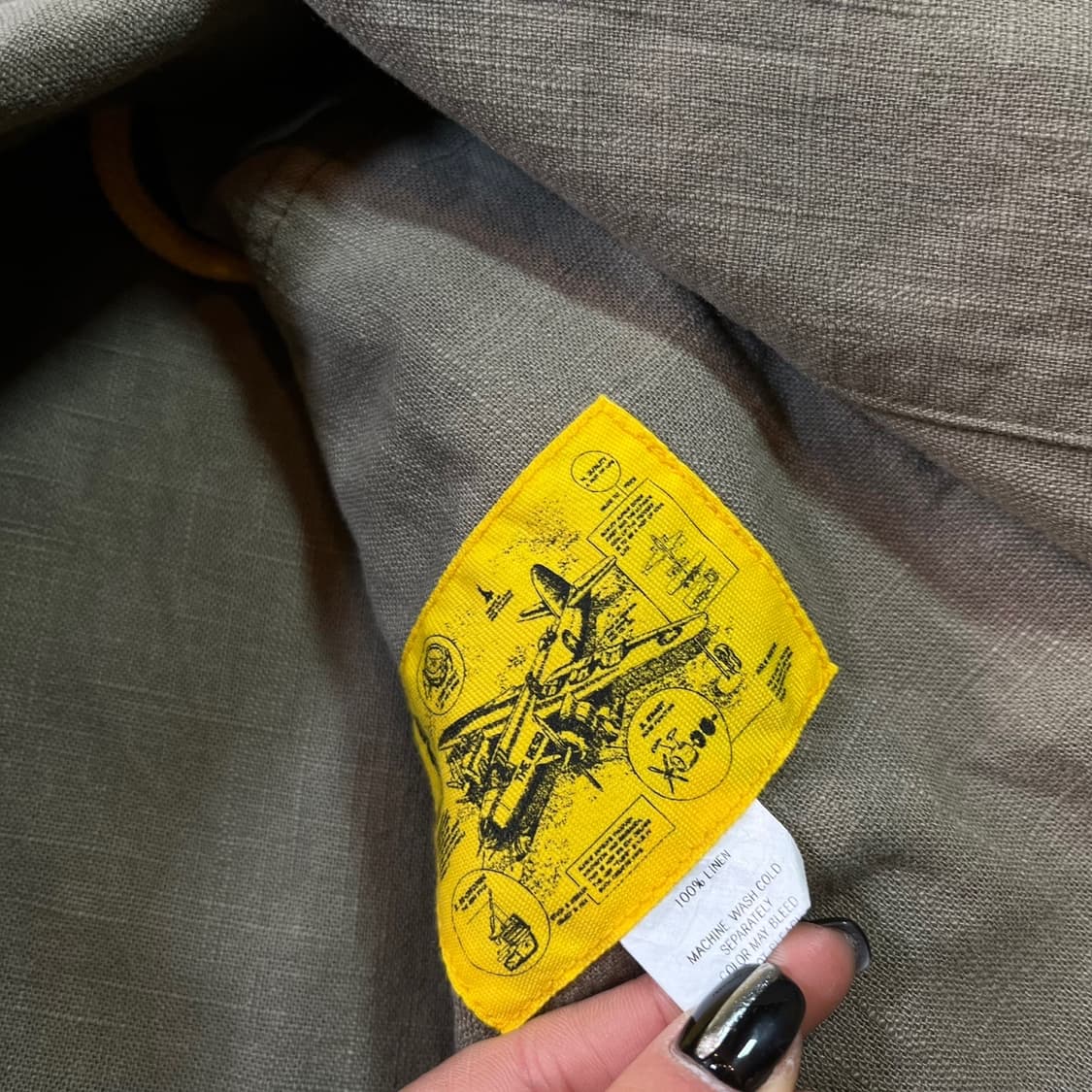 더 레스큐 린넨 카고 사파리 자켓 상품이미지5