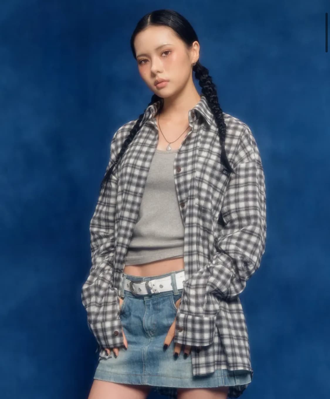 애즈온 화이트 벨트 상품이미지1