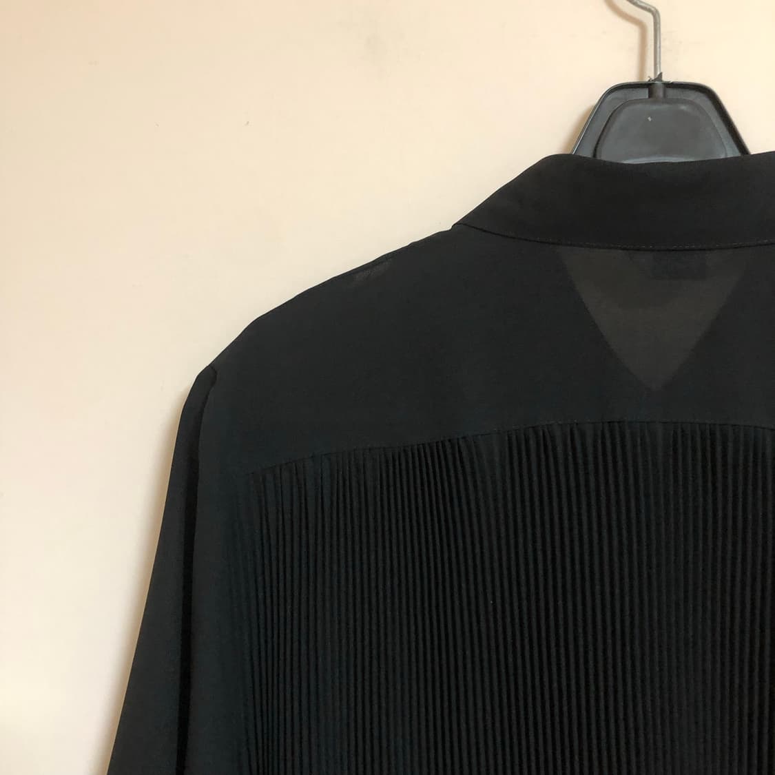 Black pleat shirts dress  상품이미지8