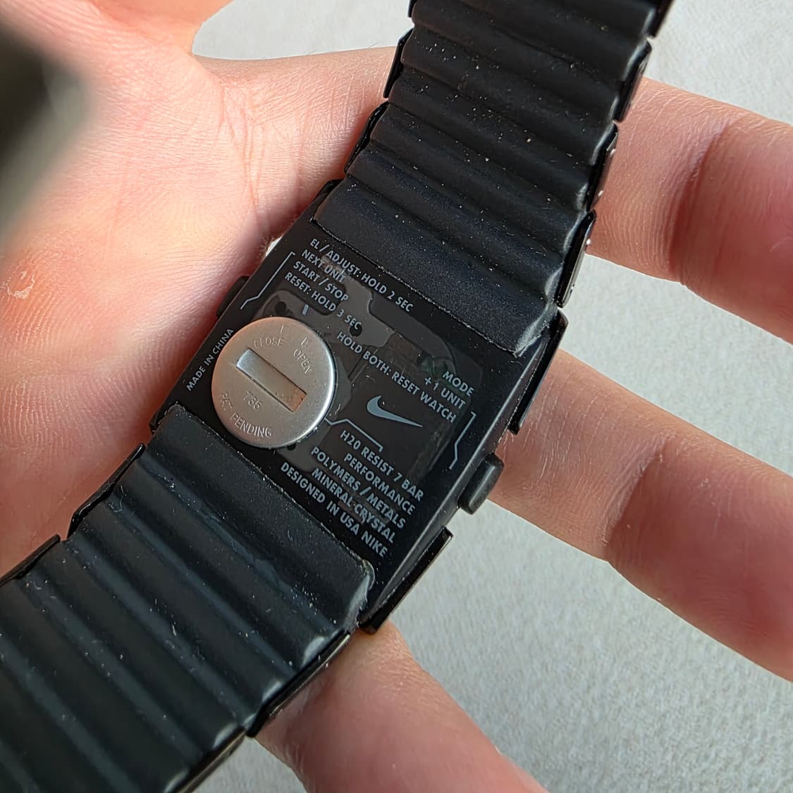 블랙무광 나이키워치 NIKE D라인 D line 디지털시계 상품이미지3