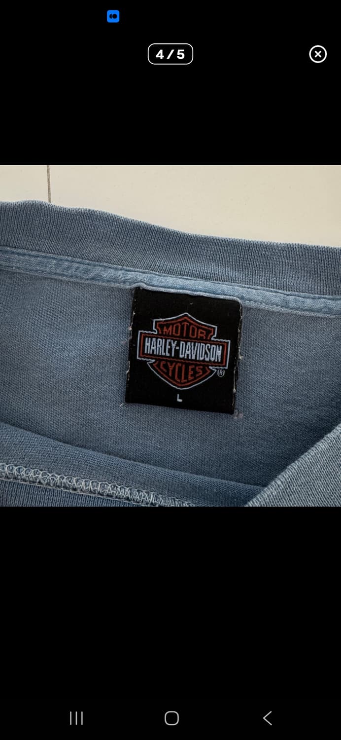 할리데이비슨 빈티지  롱슬리브 상품이미지4