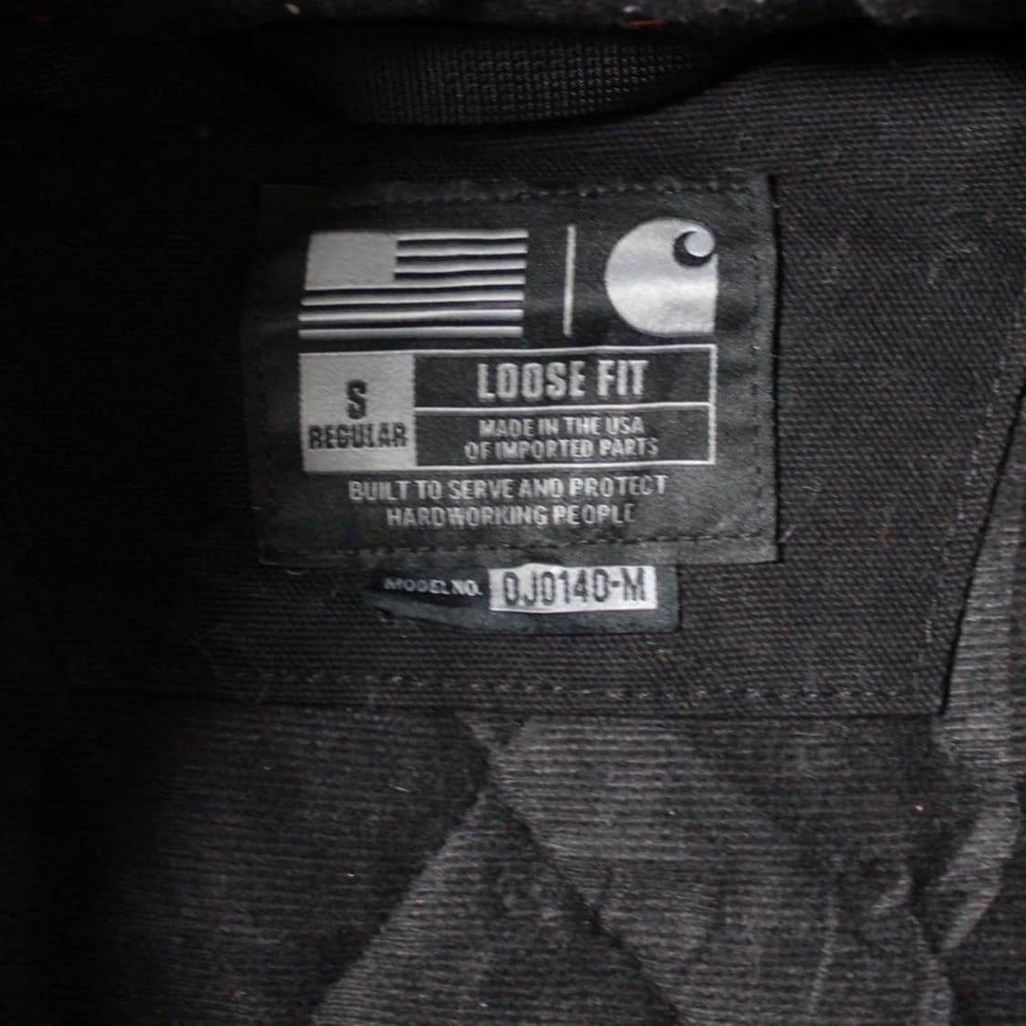 Carhartt 칼하트 J140 블랙 덕 액티브 자켓 상품이미지5