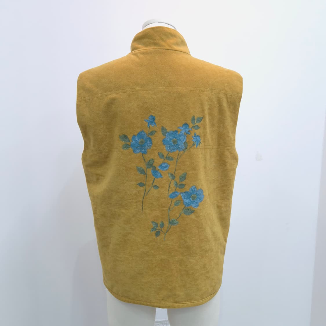 머스타드 플라워 자수 하이넥 기모 베스트 상품이미지3