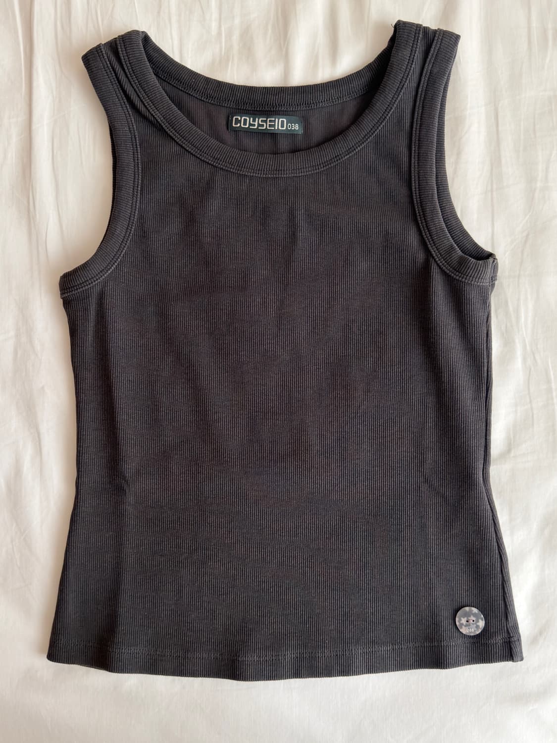 코이세이오038 BASIC TANK CHARCOAL 상품이미지2