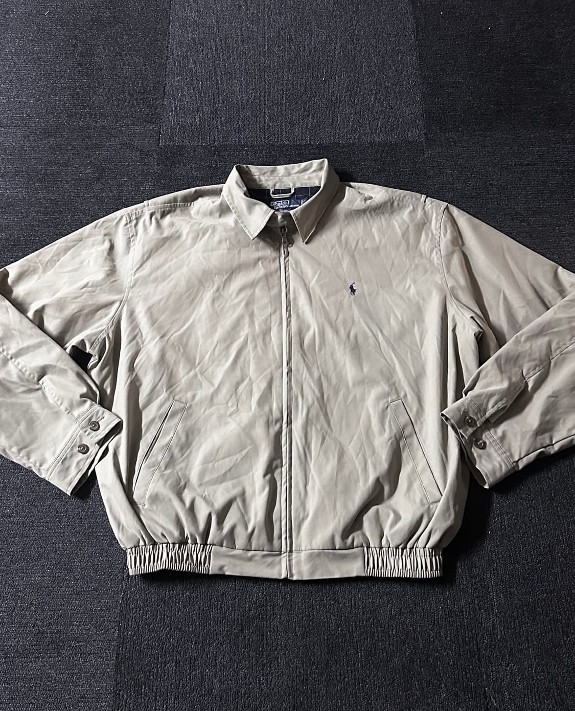 폴로 랄프로렌 베이지 해링턴 스윙탑 자켓 상품이미지1