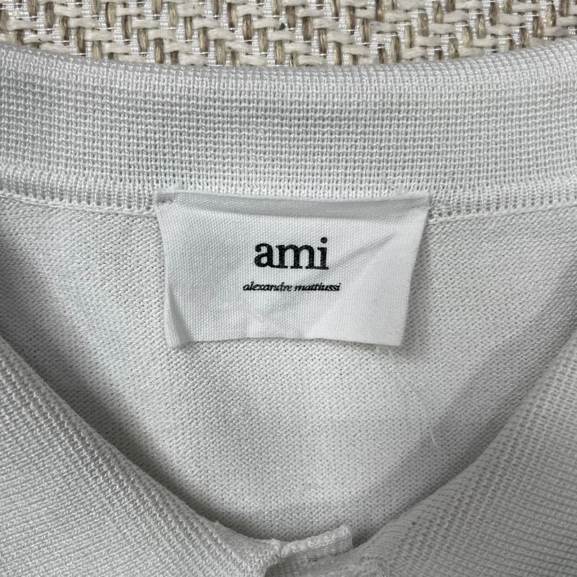 아미 알렉상드르 마티우시 화이트 하트 로고 폴로 XL 상품이미지3