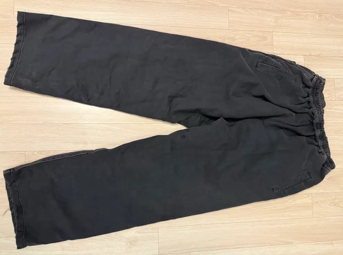 [2] Civision by CSC 더블 페이스드 팬츠 워시드 블랙 상품이미지2