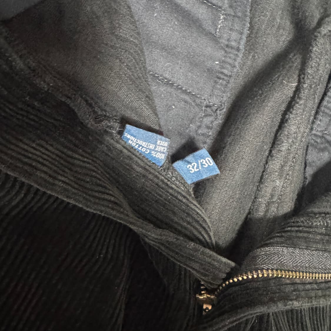 폴로랄프로렌  블랙 코듀로이 팬츠 32/30사이즈 상품이미지3