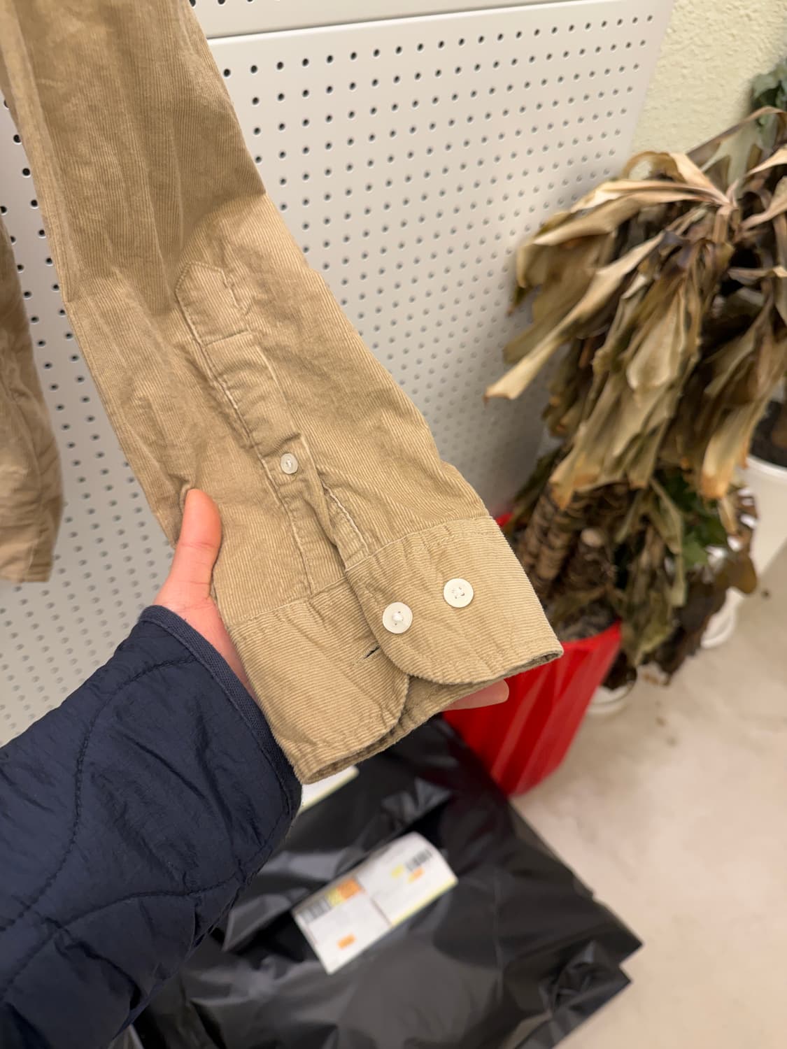 칼하트 코듀로이 원포켓 워크 자켓 U588 상품이미지3