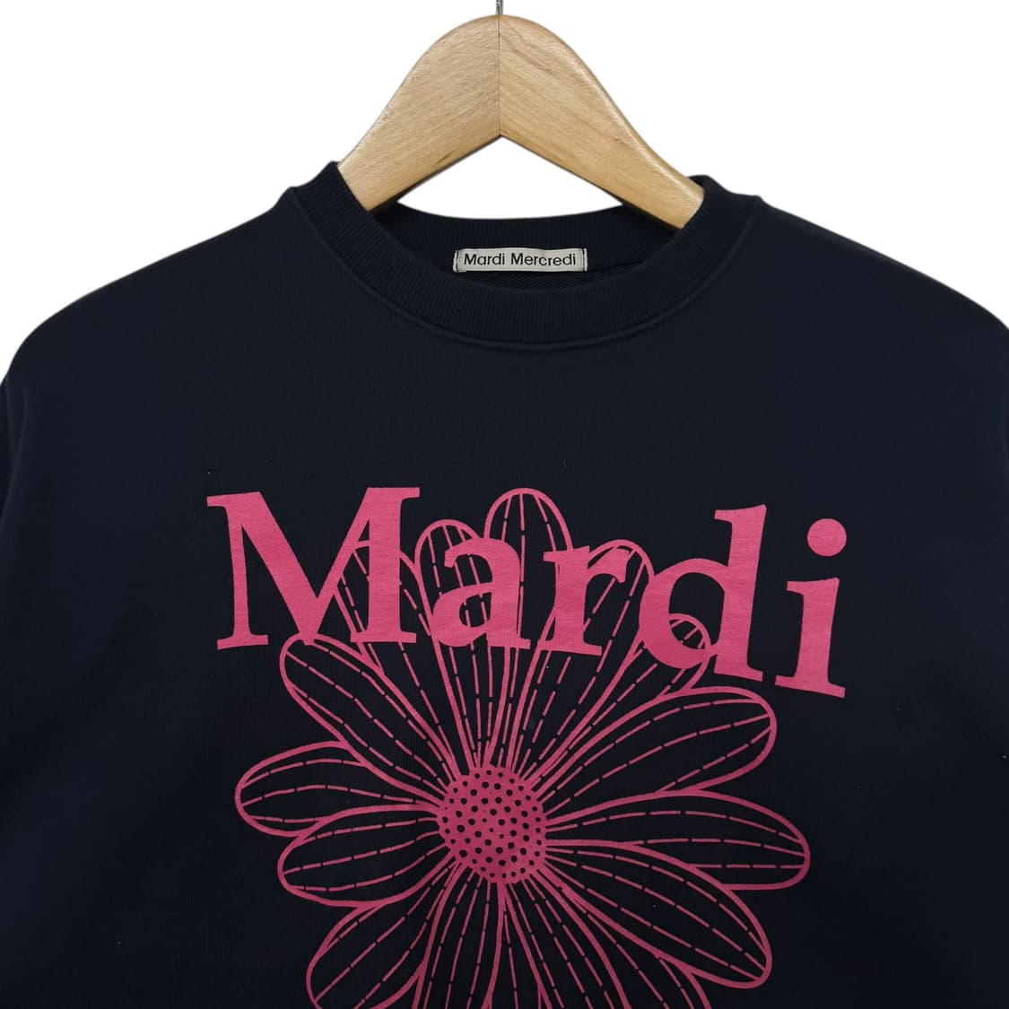 마르디메크르디 플라워 맨투맨 상품이미지2