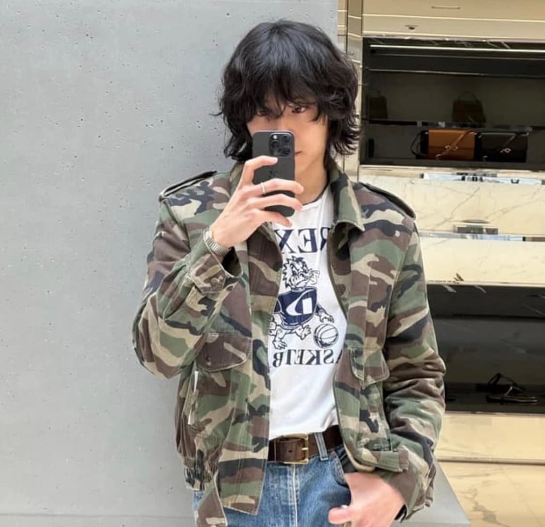 Saint Laurent 19aw aviator camo jacket S 상품이미지1