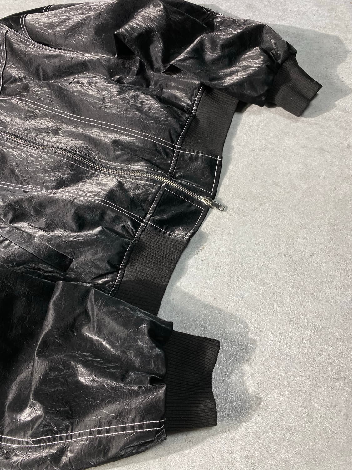 [F] OWN 투웨이 새틴 집업 자켓 상품이미지4