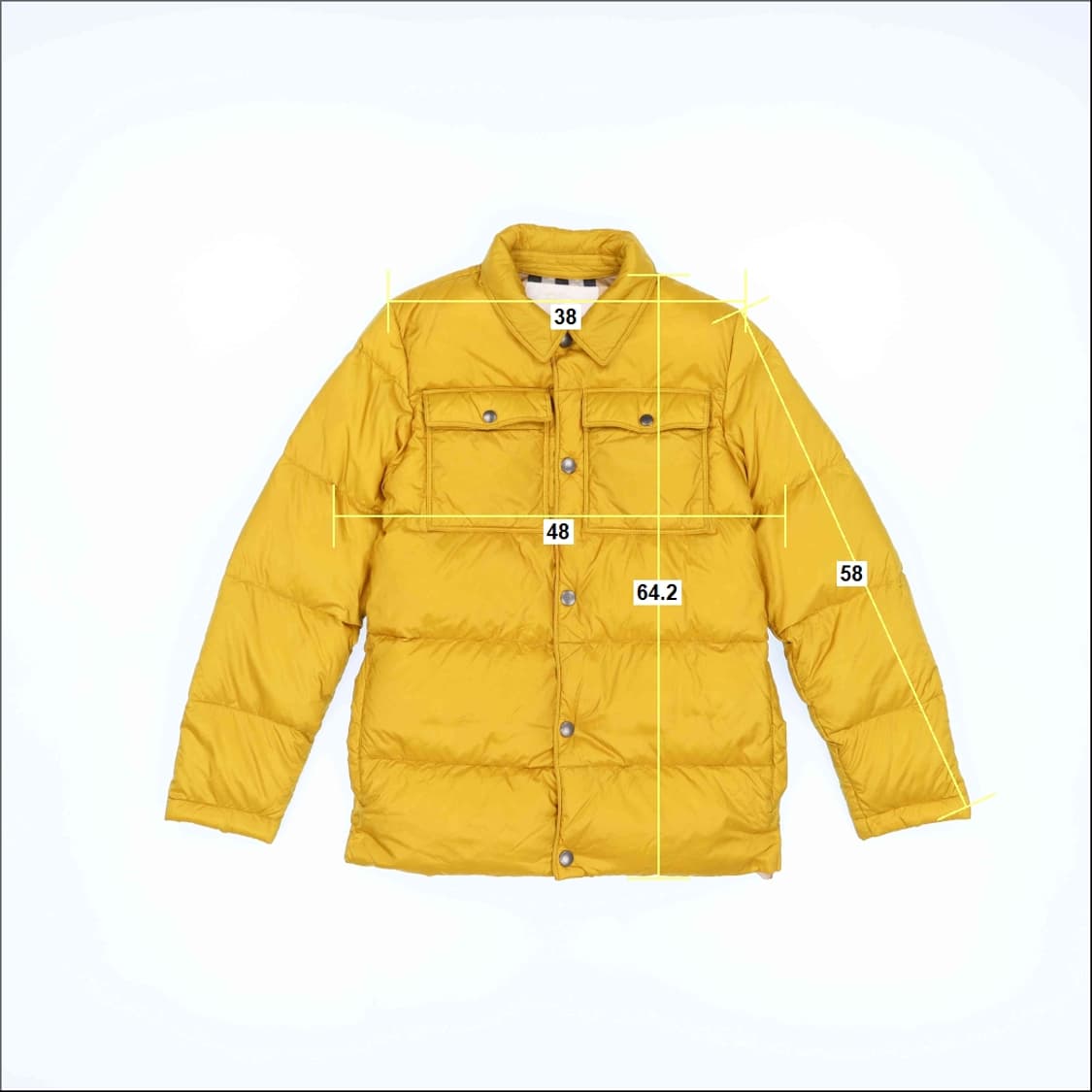 [14Y] 버버리 칠드런 키즈 덕다운 옐로우 푸퍼 패딩 N6958 상품이미지10