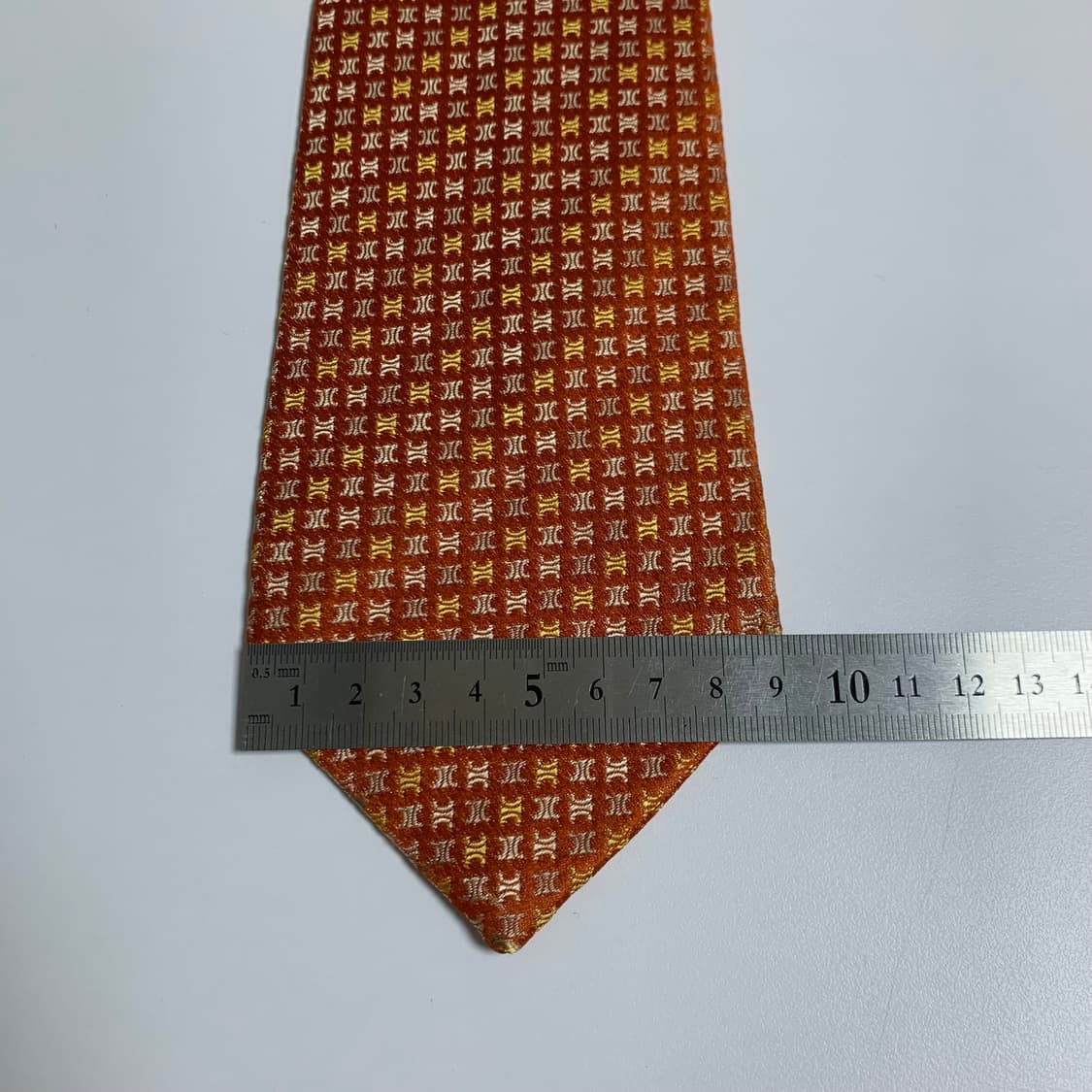 셀린느(CELINE) 모노그램 명품넥타이 B+등급 신형라벨 상품이미지9