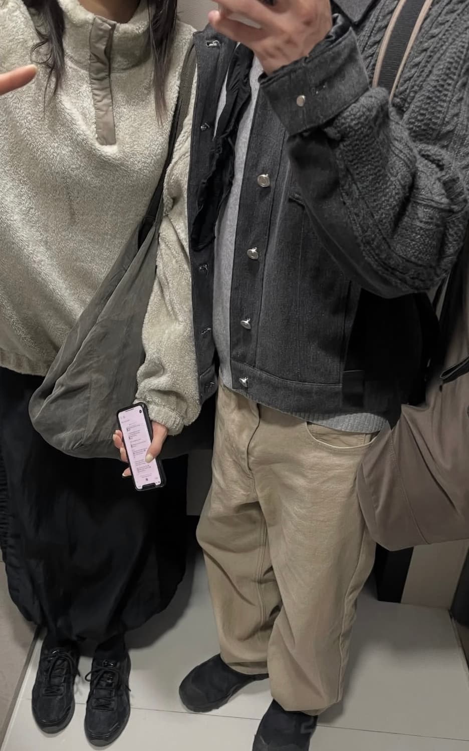 M 애니타임로릭 믹스 자켓 차콜컬러 상품이미지4