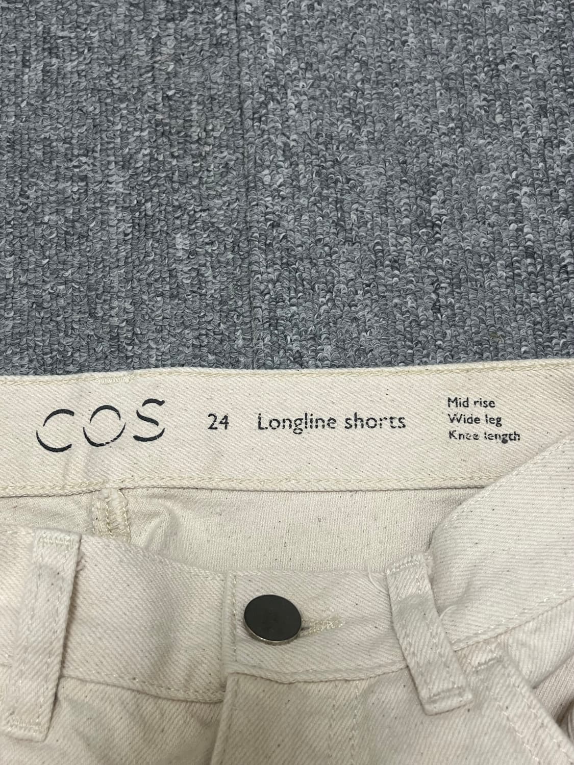 COS 와이드레그 데님 큐롯 상품이미지5