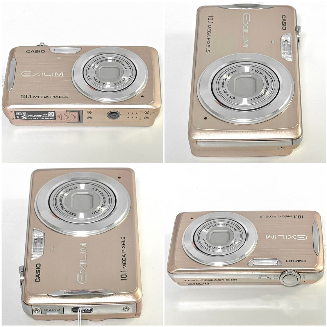 카시오 엑슬림 Z270 로즈골드 빈티지디카 상품이미지7