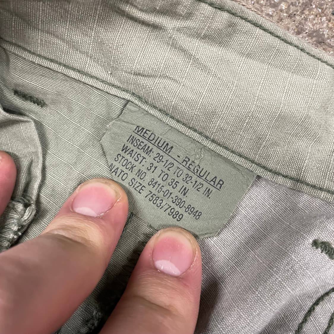 미군 우드랜드 BDU 팬츠 (~33“) 상품이미지5