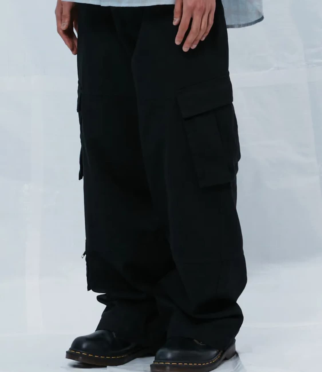 감마갤러리 멀티 카고 팬츠 블랙 상품이미지1