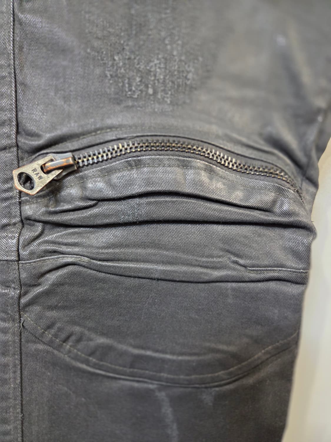 G-Star Raw 블랙 바이커 청바지(W33/L32) 상품이미지3