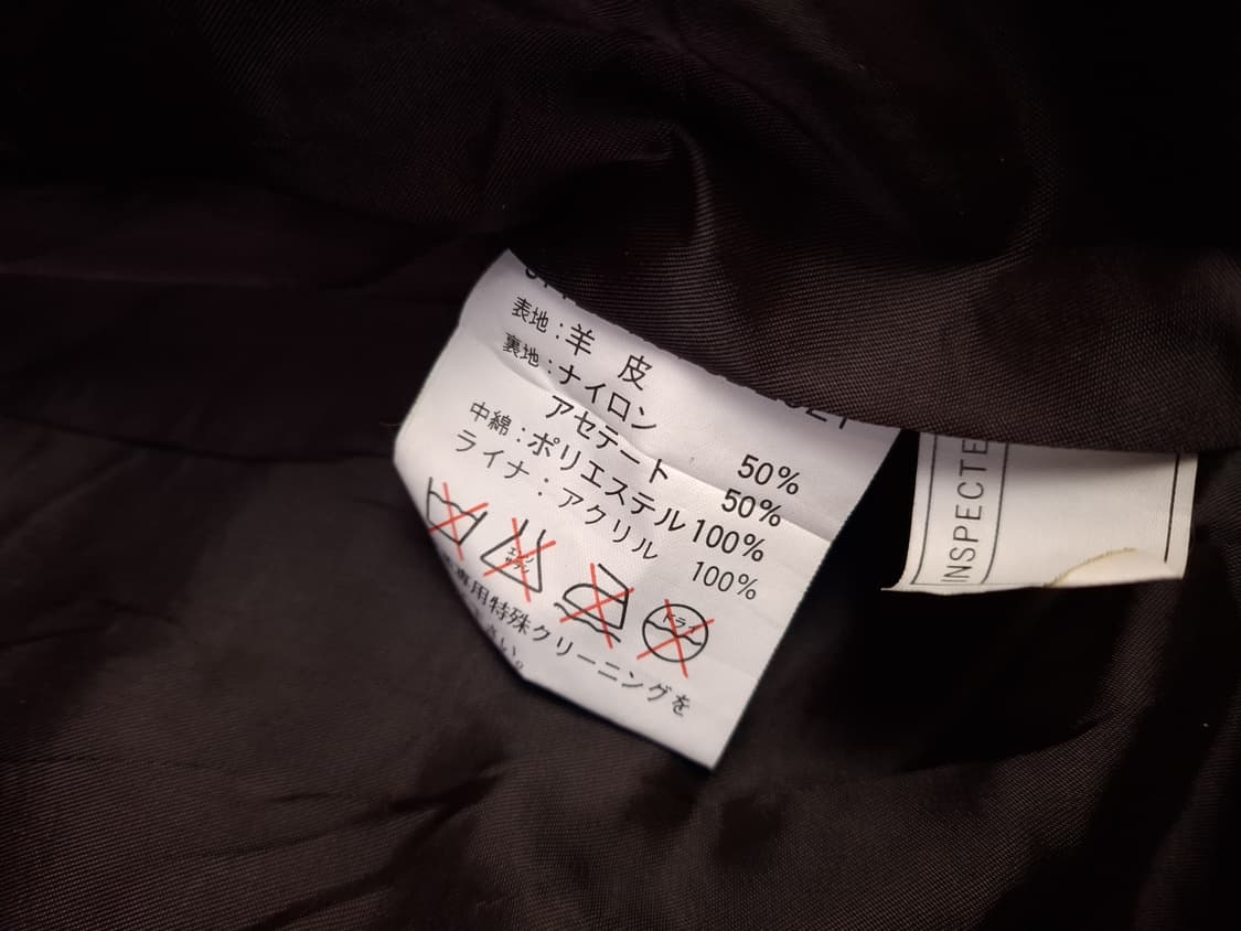 90's 일본판 ZUFLOLO 리얼레더 봄버 자켓 상품이미지3