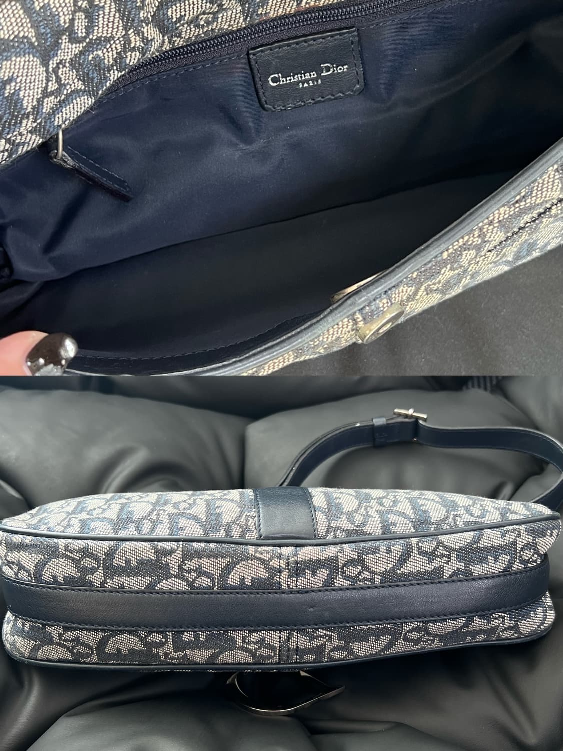 디올 오블리크 D참 바게트백 상품이미지8