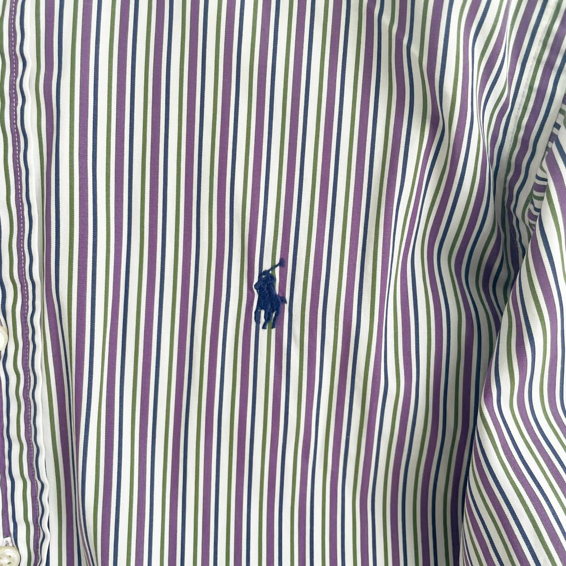 C2 폴로랄프로렌 커스텀핏 클래식 스트라이프 셔츠 100사이즈 상품이미지4