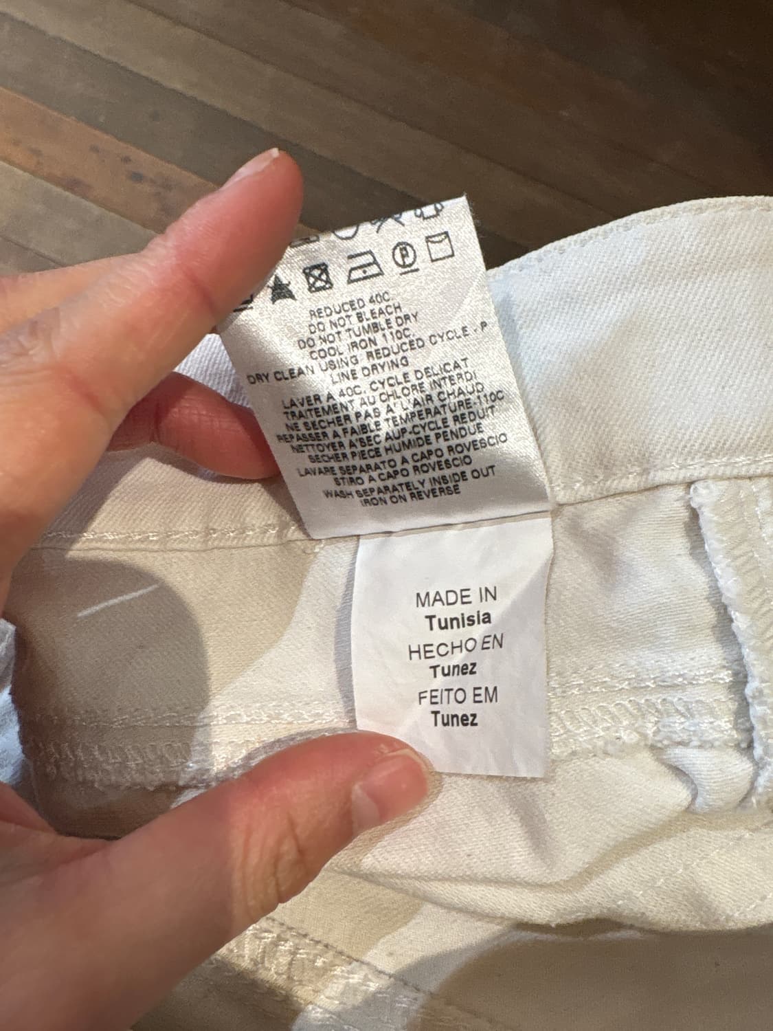 씨바이끌로에 화이트 코튼 팬츠 상품이미지6