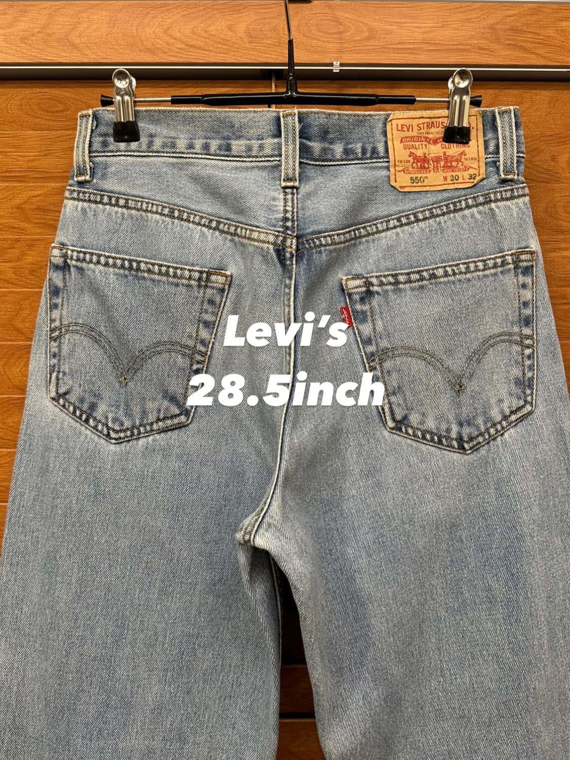 (28.5inch) 빈티지 리바이스 연청 상품이미지3