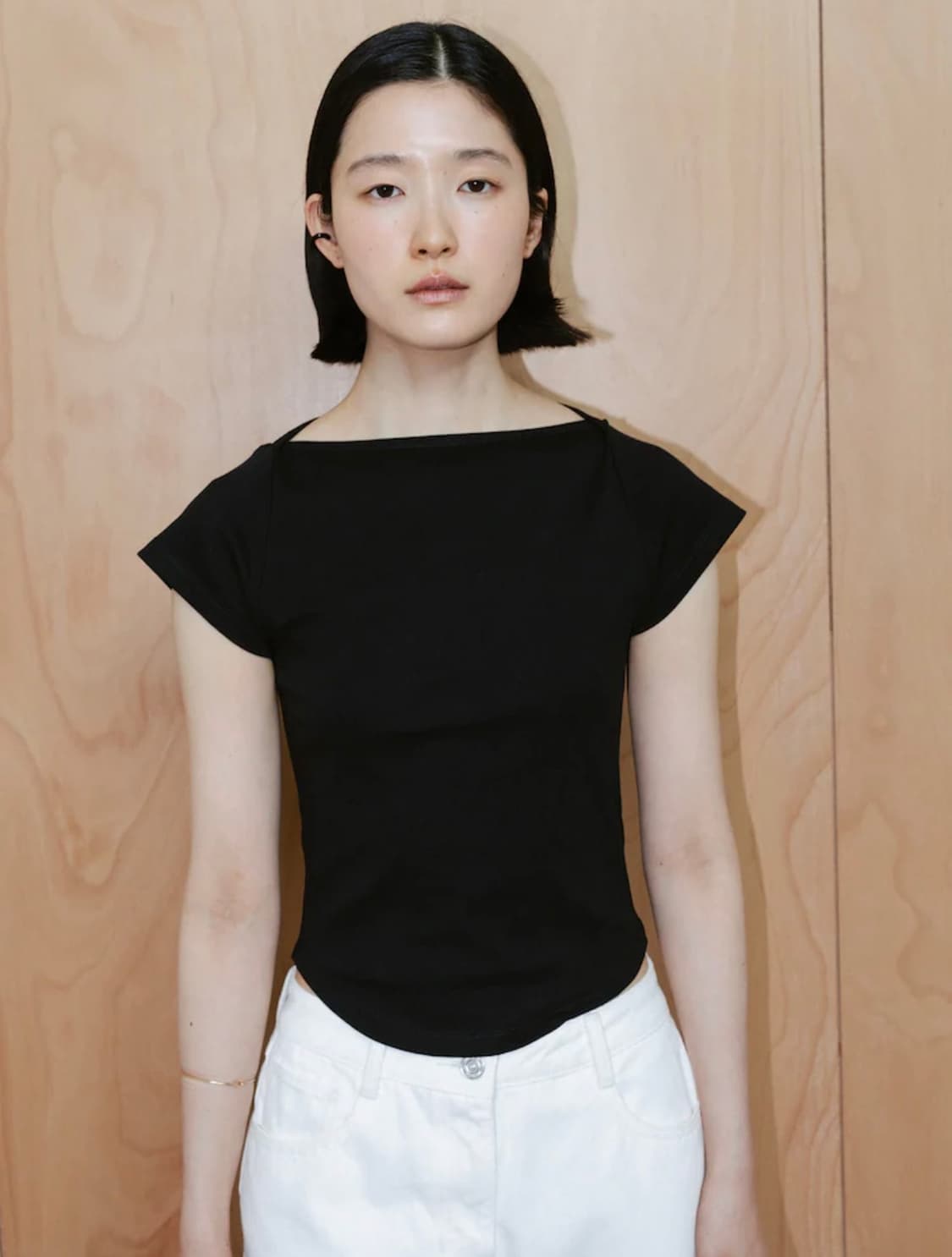 디애퍼처 - Senago Top - Black (OS) 상품이미지1