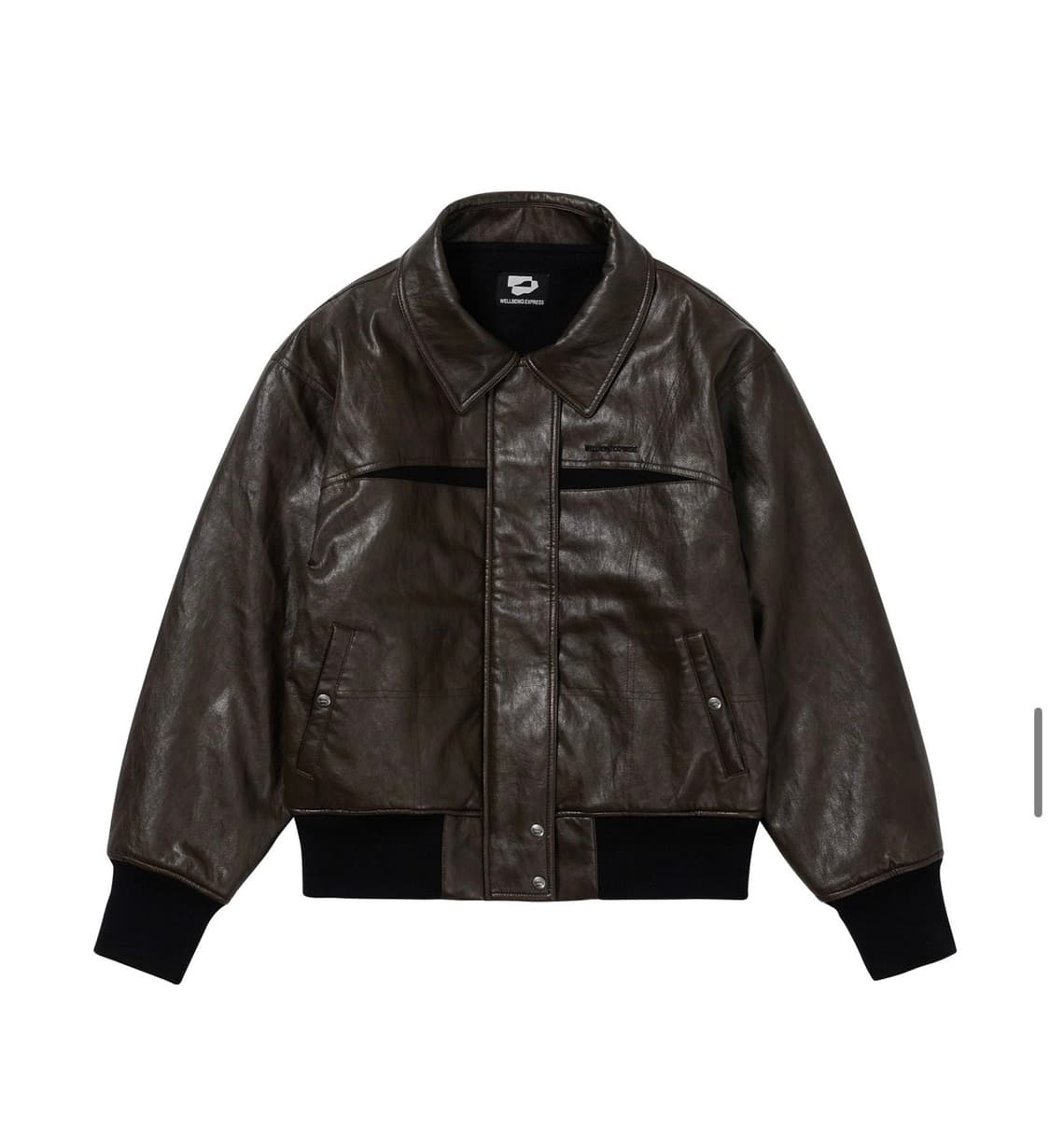 웰빙익스프레스 가죽 자켓 브라운 S 상품이미지2