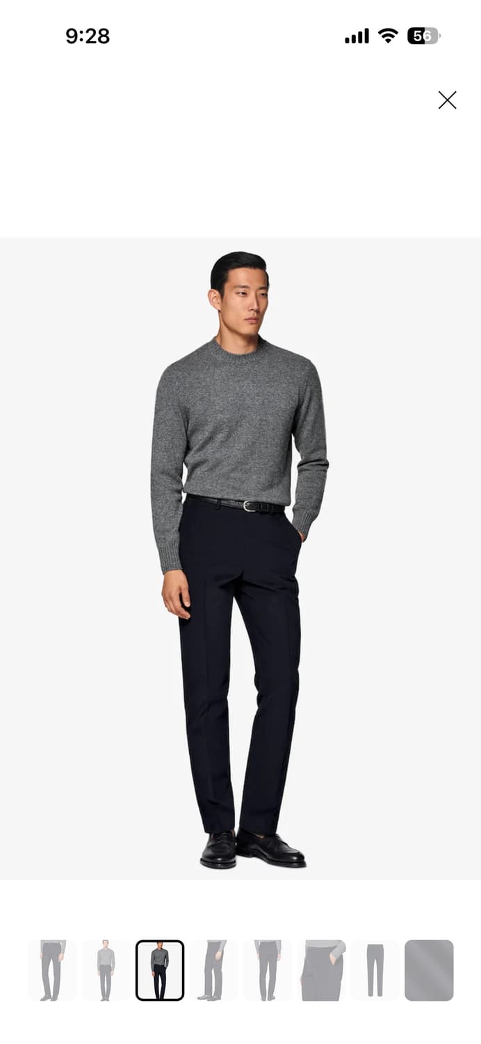 [30R] 수트서플라이 피치 트윌 코튼 슬림 스트레이트핏 상품이미지5