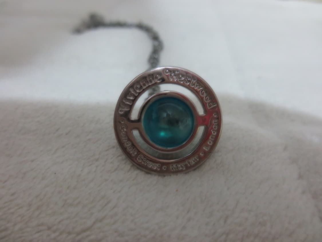 비비안웨스트우드 orb목걸이 블루 상품이미지5