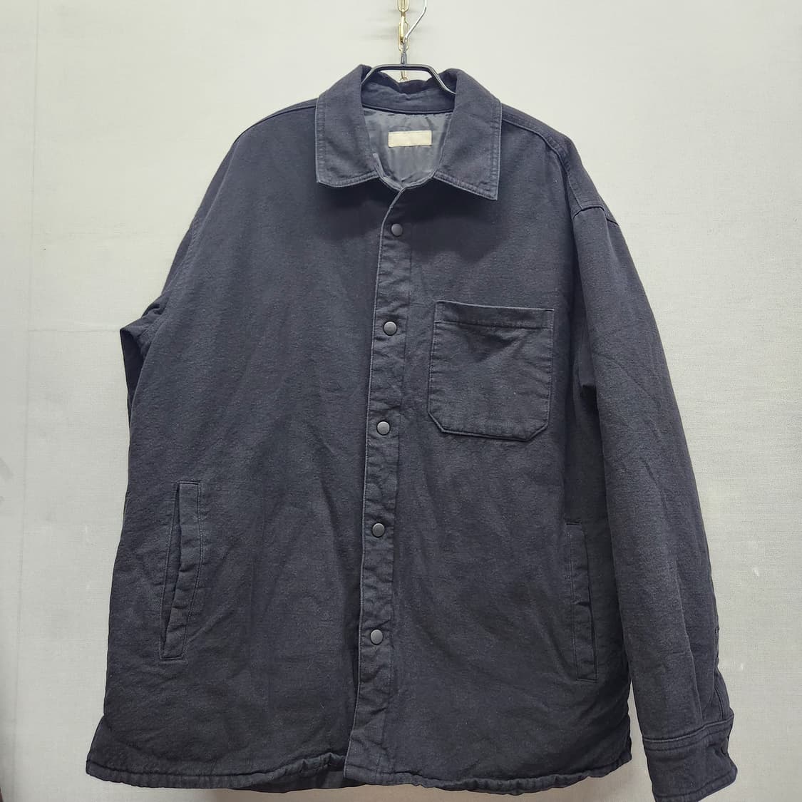 마인드브릿지 원포켓 안감 흑청 자켓 105(XL) 상품이미지1