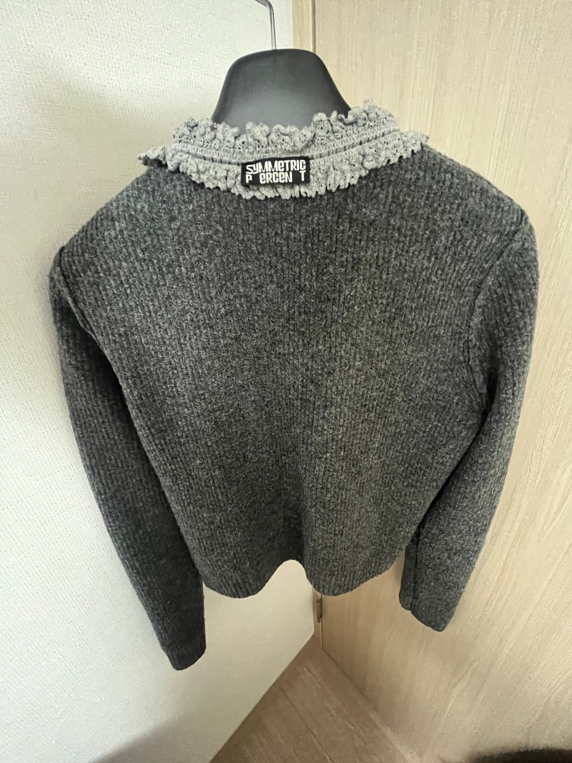 시메트릭퍼센트 Lace 2-way Cardigan 0 상품이미지7