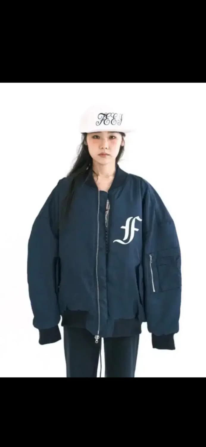 샵페어리 봄버자켓 네이비 상품이미지1