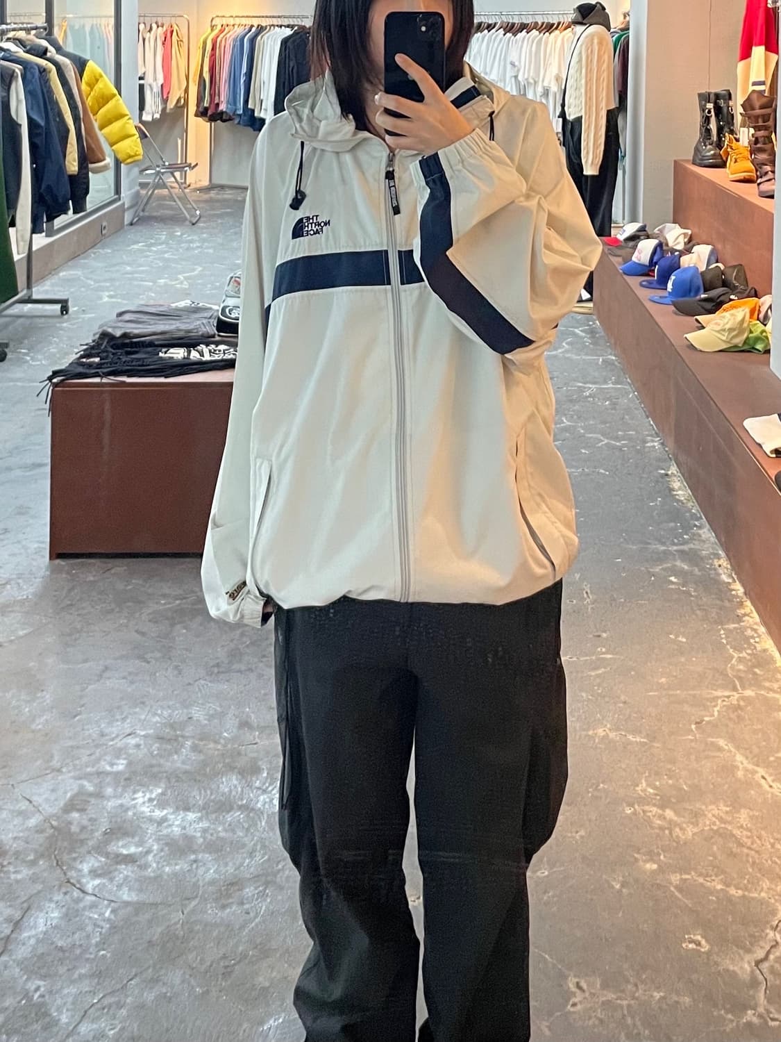 노스페이스 og 배색 디테일 바람막이재킷 H986 상품이미지1