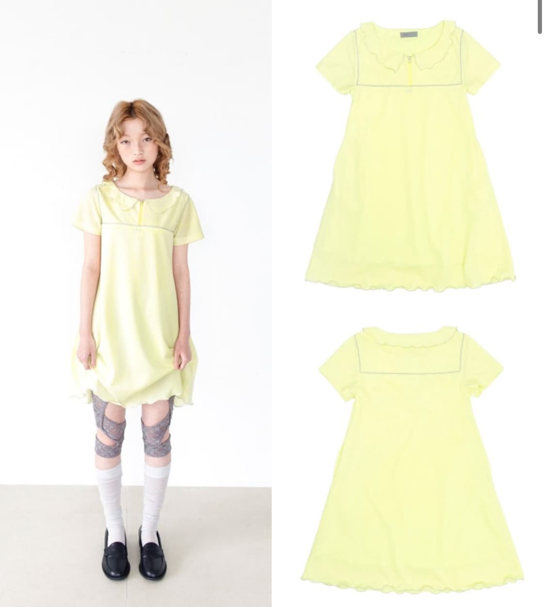 샵페어리 mesh lining babydoll dress 상품이미지1