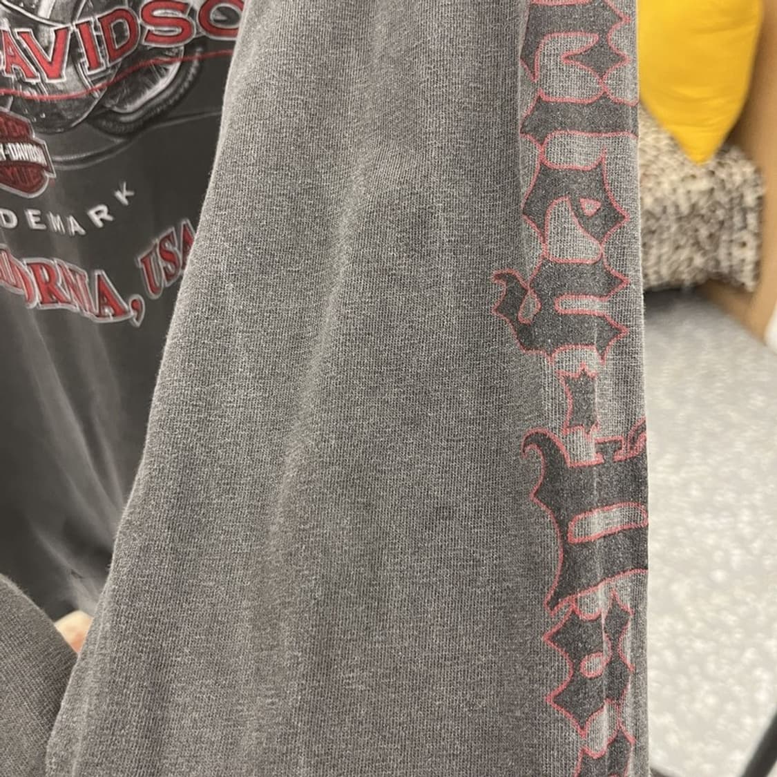 할리 데이비슨 모터사이클 스트릿 펑크 롱슬리브 M C09952 상품이미지8