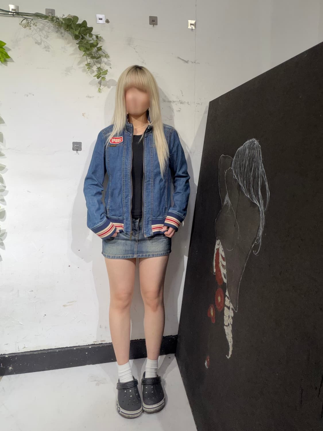 히스테릭글래머 kinky 데님 집업 청자켓 Free 상품이미지6