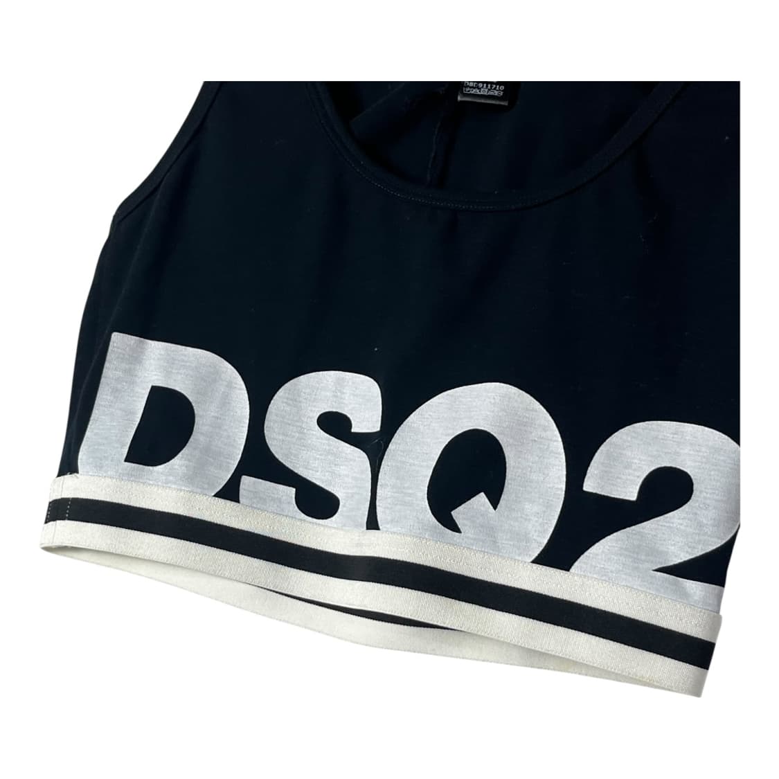 [DSQUARED2] 디스퀘어드2 로고 밴딩 크롭 슬리브리스 (새상품) 상품이미지3